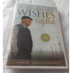 Wishes Fulfilled Dr Wayne W Dyer 2 Set DVD Closed Captioned TV Show New